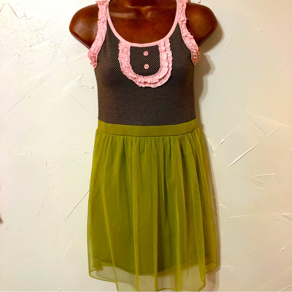 Matilda Jane dress green tulle